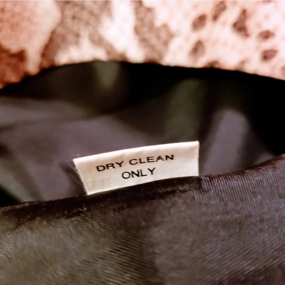 KAY UNGER Dress Blazer Suit Set, Pink Black 100% Silk Snakeskin Pattern Career 8 - Picture 9 of 15